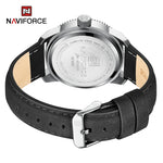 Original naviforce relógio para homem 2022 novo quartzo esporte à prova dwaterproof água relógio de pulso moda luxo alta qualidade masculino couro