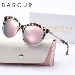 Barrcur polarizado olho de gato óculos de sol redondo moda ultra leve óculos de sol múltiplas cores escolher feminino óculos de sol pacote caixa de presente