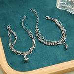 Amantes do amor fivela magnética pulseira criativa dia dos namorados ímã amor atraente pulseira casal pulseiras cubanas