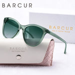 Barrcur lindas mulheres óculos de sol conforto durável transparente pc olho de gato quadro festa viagem uv400 polarizado óculos de sol melhor presente