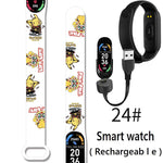 Pikachu Novo Estilo Magnético Bluetooth Relógio Inteligente Esportes Eletrônico Freqüência Cardíaca Pressão Pedômetro Música Monitoramento do Sono Blood Toy