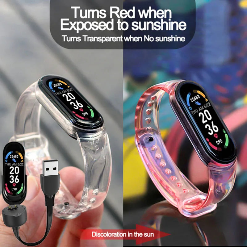 Pikachu Novo Estilo Magnético Bluetooth Relógio Inteligente Esportes Eletrônico Freqüência Cardíaca Pressão Pedômetro Música Monitoramento do Sono Blood Toy