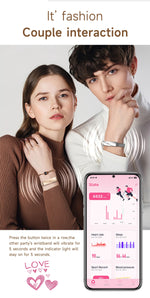 Lige nova senhora pulseira inteligente para presentes em tempo real monitoramento de freqüência cardíaca sono à prova dwaterproof água multi-esporte modo casal pulseira saúde