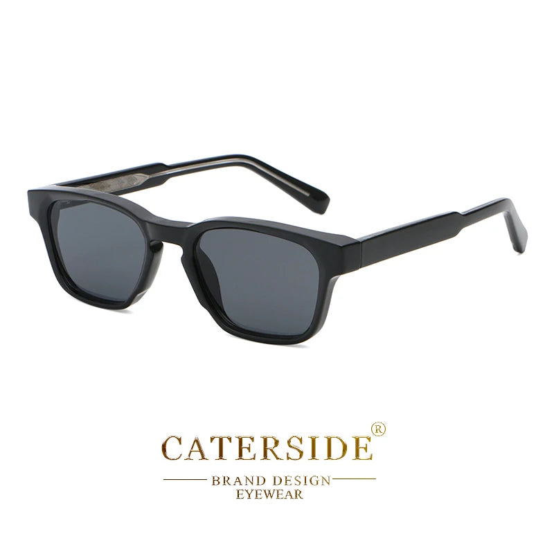Caterside retro quadrado óculos de sol dos homens punk pequeno quadro marca designer óculos de sol feminino viagem ao ar livre festa melhor presente