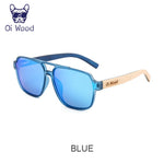Oi óculos de sol de madeira para homem óculos de sol de madeira homem óculos polarizadores uva & b proteção óculos eco-friendly