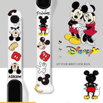 Nova disney mickey minnie led toque relógio donald duckbracelet relógio estudante crianças esportes dos desenhos animados relógio eletrônico presente brinquedo