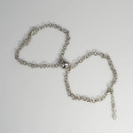 Amantes do amor fivela magnética pulseira criativa dia dos namorados ímã amor atraente pulseira casal pulseiras cubanas