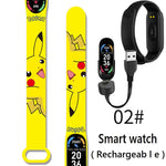 Pikachu Novo Estilo Magnético Bluetooth Relógio Inteligente Esportes Eletrônico Freqüência Cardíaca Pressão Pedômetro Música Monitoramento do Sono Blood Toy