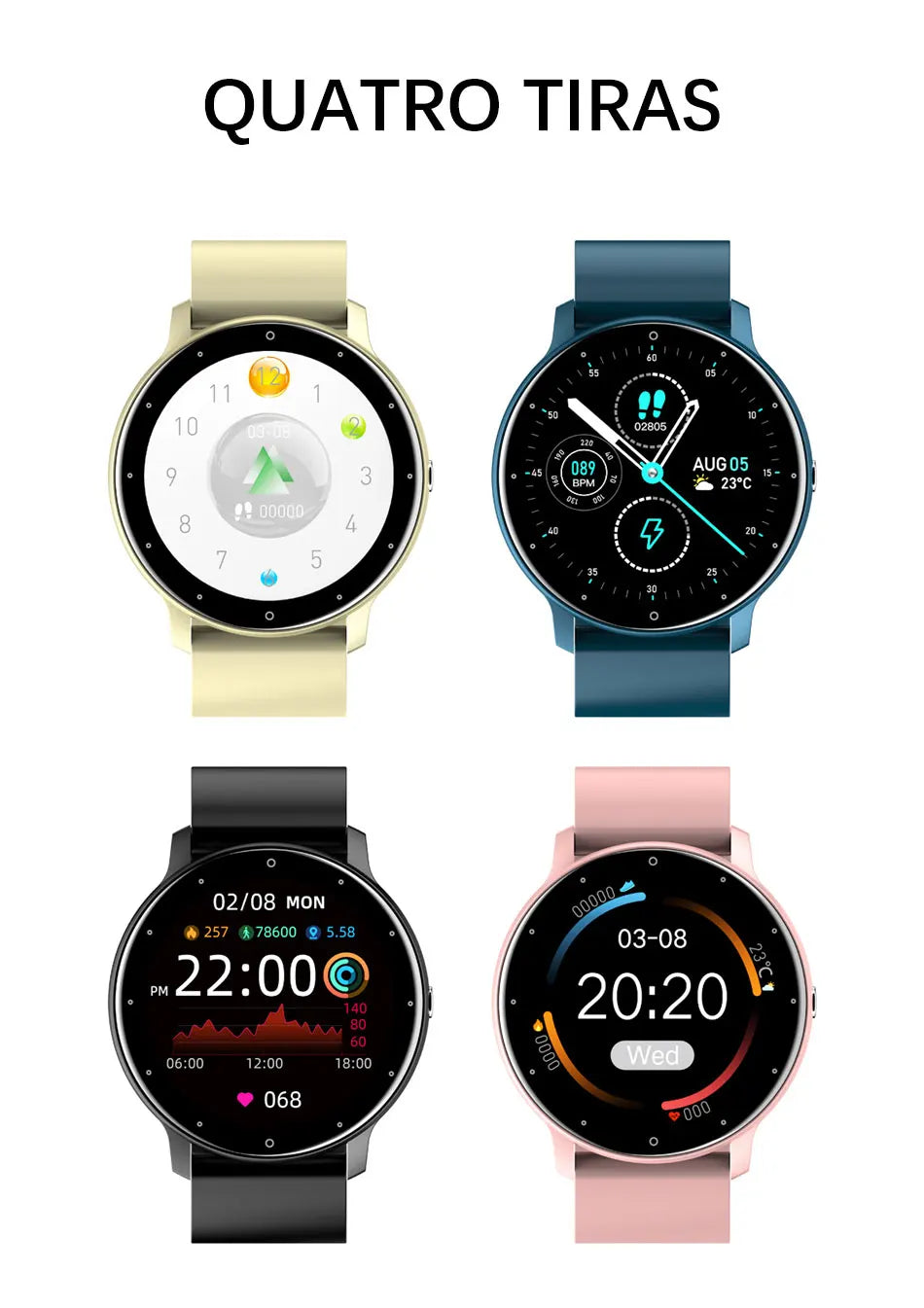 Lige 2025 novo relógio inteligente masculino tela de toque completa esporte fitness relógio ip67 à prova dip67 água bluetooth para android ios smartwatch masculino + caixa