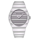 2025 novo specht & söhne cor cinza 37mm relógio de pulso de quartzo ultrafino luminoso safira relógio de aço inoxidável 50m à prova d'água