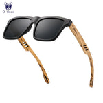 Oi madeira novo óculos de sol quadrados de alta qualidade para homens polarizados uv400 moda óculos de sol espelho esporte óculos de sol condução oculos