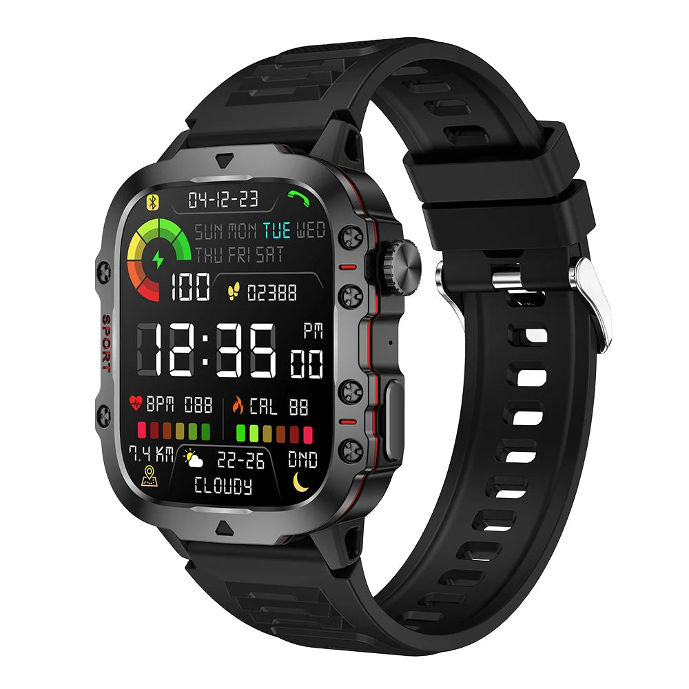 Original masculino relógio inteligente bluetooth chamada relógio de fitness 3atm ip68 nadar à prova dip68 água esportes smartwatch para mulher xiaomi android 2025