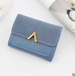 Couro nova bolsa feminina pequena carteira de couro curto marca luxo mini moda feminina carteiras e bolsa titular do cartão de crédito