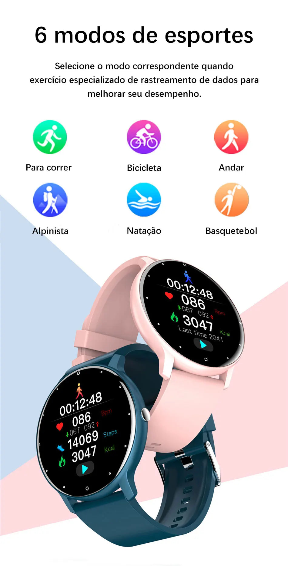 Lige 2025 novo relógio inteligente masculino tela de toque completa esporte fitness relógio ip67 à prova dip67 água bluetooth para android ios smartwatch masculino + caixa