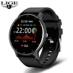 Lige 2025 novo relógio inteligente masculino tela de toque completa esporte fitness relógio ip67 à prova dip67 água bluetooth para android ios smartwatch masculino + caixa