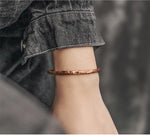 Pulseira de cobre martelado, pulseira rústica Steampunk retrô Punk algema, pulseira artesanal viking, jóias para homens, 2022