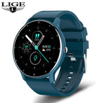 Lige 2025 novo relógio inteligente masculino tela de toque completa esporte fitness relógio ip67 à prova dip67 água bluetooth para android ios smartwatch masculino + caixa