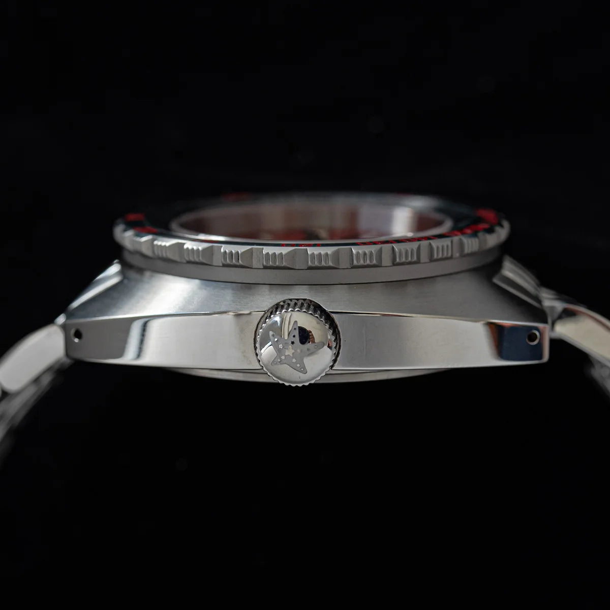 Marca superior mergulhador relógio masculino sub300t automático mecânico vidro de safira luminosa data 200m volta pulseira seestern relógio de pulso retro