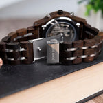 Bobo pássaro relógios mecânicos masculino feminino automático duplo tourbillon relógio de pulso roda balanço metal de madeira relógio relogio