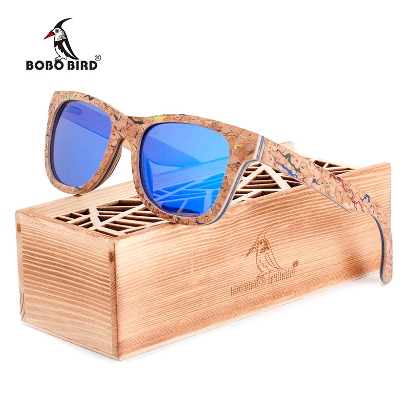 Óculos de sol polarizados por pássaros bobo para homens e mulheres, óculos de luxo, estilo retro, com presente memorial, navio livre, ag021
