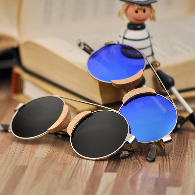 BOBO BIRD-Óculos de sol de madeira para homens e mulheres, marca de luxo, óculos femininos
