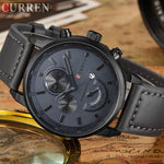 Curren relógio de quartzo masculino relógios topo marca de luxo famoso relógio de pulso masculino relógio de pulso de quartzo-relógio masculino