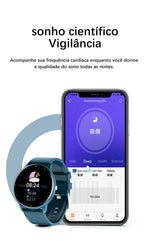 Lige 2025 novo relógio inteligente masculino tela de toque completa esporte fitness relógio ip67 à prova dip67 água bluetooth para android ios smartwatch masculino + caixa