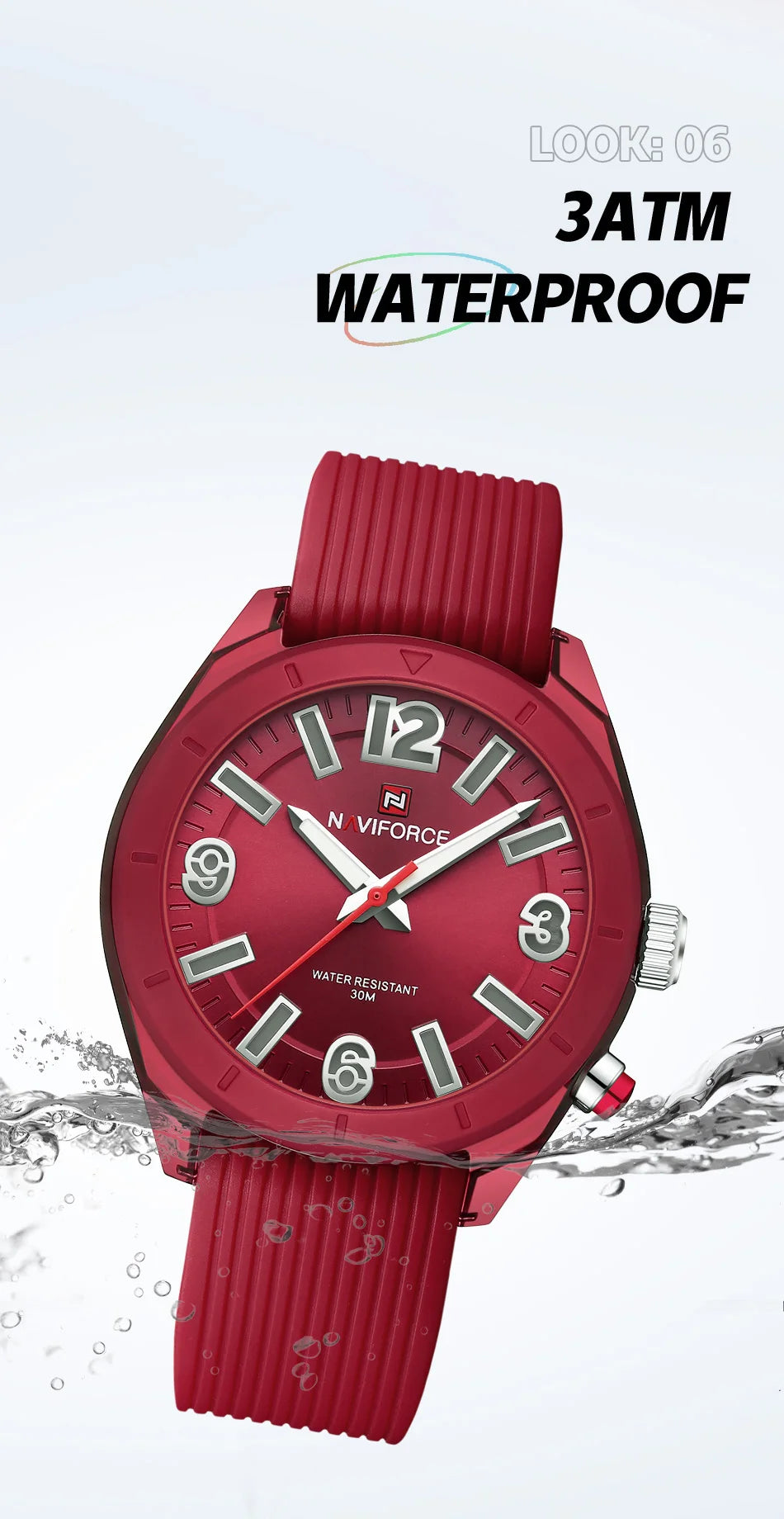 Naviforce moda feminina relógio à prova dwaterproof água personalidade senhoras quartzo relógios de pulso luxo vestido romatic namorada presente 2024