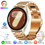 Para galaxy watch 7 relógio inteligente das mulheres dos homens amoled tela hd bússola freqüência cardíaca fitness esporte à prova dwaterproof água bluetooth chamada smartwatch