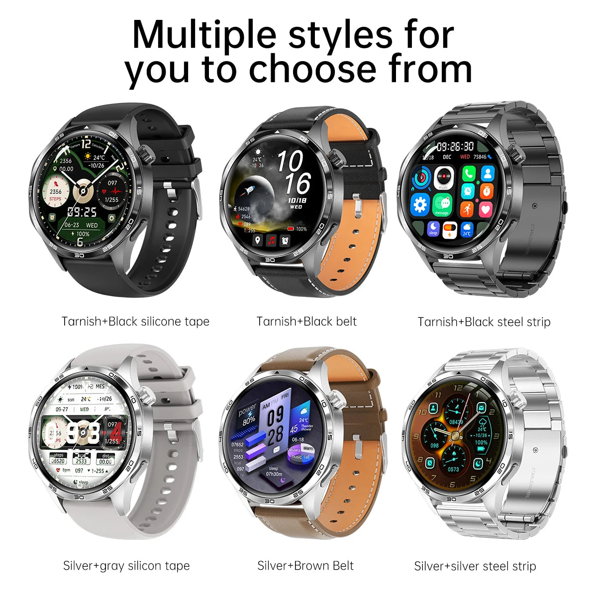 Gt5 pro relógio inteligente masculino 5 pro amoled tela hd bluetooth chamada trajetória gps nfc freqüência cardíaca bússola smartwatches 2024 novo