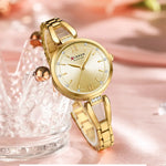 Curren relógios femininos elegante moda original relógio de quartzo para Laides à prova dwaterproof água aço inoxidável simples luxo uso diário