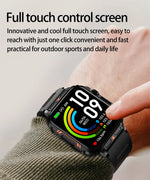 Novo esportes ao ar livre relógio inteligente masculino 1.95 polegada freqüência cardíaca oxigênio no sangue à prova dwaterproof água bt chamada smartwatch presente masculino para android ios