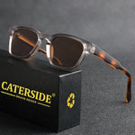 Caterside retro quadrado óculos de sol dos homens punk pequeno quadro marca designer óculos de sol feminino viagem ao ar livre festa melhor presente
