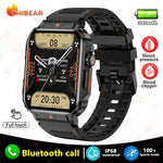 Novo esportes ao ar livre relógio inteligente masculino 1.95 polegada freqüência cardíaca oxigênio no sangue à prova dwaterproof água bt chamada smartwatch presente masculino para android ios