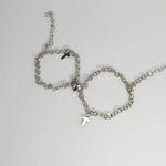 Amantes do amor fivela magnética pulseira criativa dia dos namorados ímã amor atraente pulseira casal pulseiras cubanas
