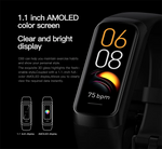 LIGE-Relógio Inteligente Amoled para Homens e Mulheres, Banda Inteligente, Frequência Cardíaca, Sangue, Pulseira Inteligente Impermeável, Rastreador de Fitness Esportivo, 2023