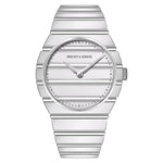 2025 novo specht & söhne cor cinza 37mm relógio de pulso de quartzo ultrafino luminoso safira relógio de aço inoxidável 50m à prova d'água