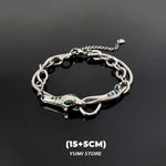 Retro chama cruz pulseira para homem mulher hip hop titânio aço splice corrente charme unisex jóias legal kpop acessórios de luxo