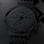 Moda masculina relógios mecânicos negócios relógio de pulso automático aço inoxidável luminoso designer relógio reojes de hombre novo 2023