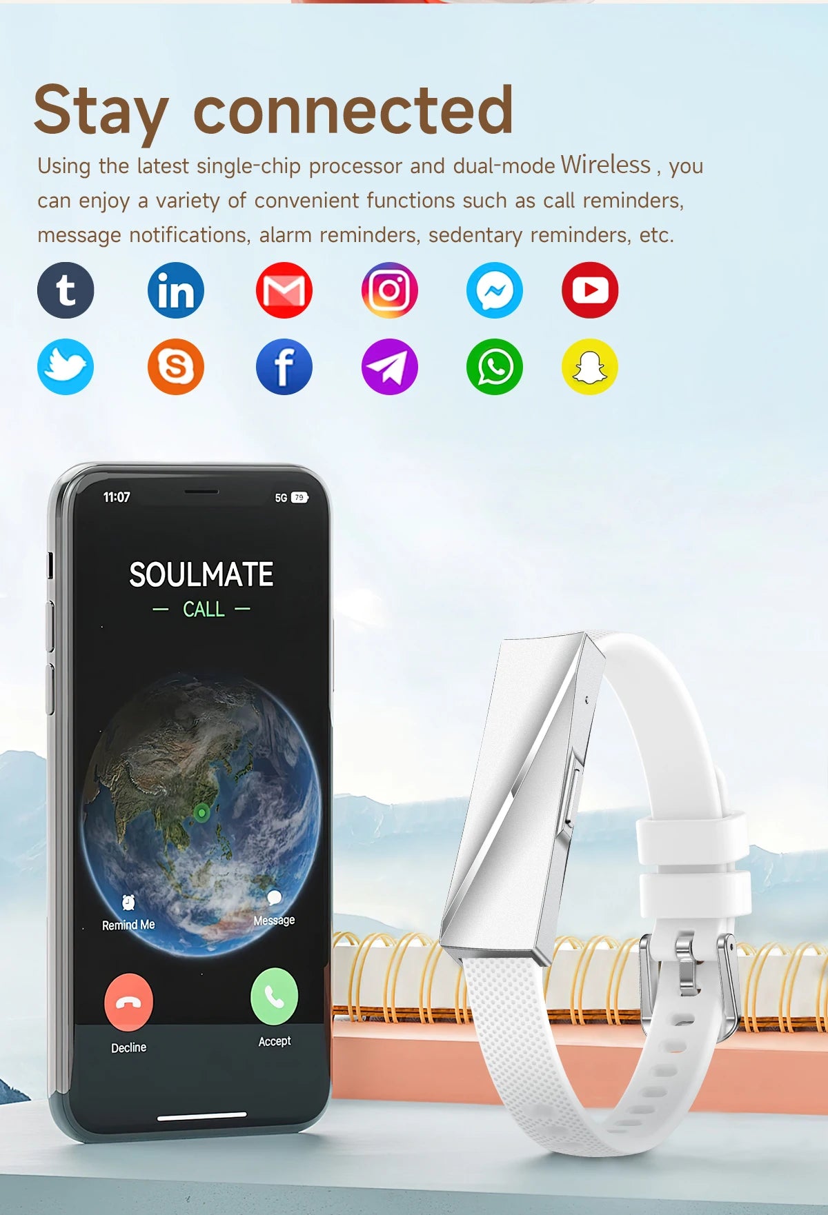 Lige nova senhora pulseira inteligente para presentes em tempo real monitoramento de freqüência cardíaca sono à prova dwaterproof água multi-esporte modo casal pulseira saúde