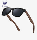 Oi marca de madeira óculos de sol de madeira natural homens polarizados moda óculos de sol de madeira original oculos de sol masculino novos quadros tr90