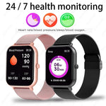 Xiaomi chamada relógio inteligente feminino mostrador personalizado smartwatch para android ios à prova dwaterproof água bluetooth música relógios relógio de toque completo