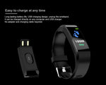Esportes pulseira inteligente bluetooth relógio à prova dwaterproof água freqüência cardíaca de oxigênio no sangue adulto pressão arterial monitoramento pulseira eletrônica
