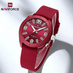 Naviforce moda feminina relógio à prova dwaterproof água personalidade senhoras quartzo relógios de pulso luxo vestido romatic namorada presente 2024