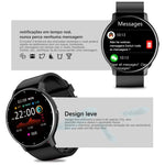 Lige 2025 novo relógio inteligente masculino tela de toque completa esporte fitness relógio ip67 à prova dip67 água bluetooth para android ios smartwatch masculino + caixa