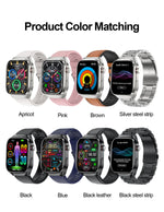 2024 novo grau médico ácido úrico gordura no sangue smartwatch ecg glicose no sangue freqüência cardíaca pressão arterial monitoramento de saúde relógio inteligente