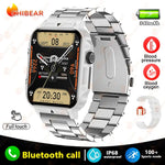 Novo esportes ao ar livre relógio inteligente masculino 1.95 polegada freqüência cardíaca oxigênio no sangue à prova dwaterproof água bt chamada smartwatch presente masculino para android ios