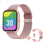 Xiaomi chamada relógio inteligente feminino mostrador personalizado smartwatch para android ios à prova dwaterproof água bluetooth música relógios relógio de toque completo