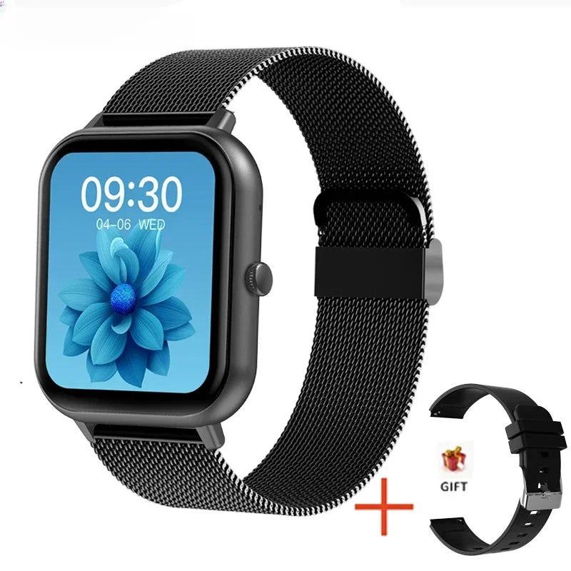 Xiaomi chamada relógio inteligente feminino mostrador personalizado smartwatch para android ios à prova dwaterproof água bluetooth música relógios relógio de toque completo