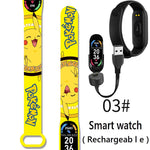 Pikachu Novo Estilo Magnético Bluetooth Relógio Inteligente Esportes Eletrônico Freqüência Cardíaca Pressão Pedômetro Música Monitoramento do Sono Blood Toy